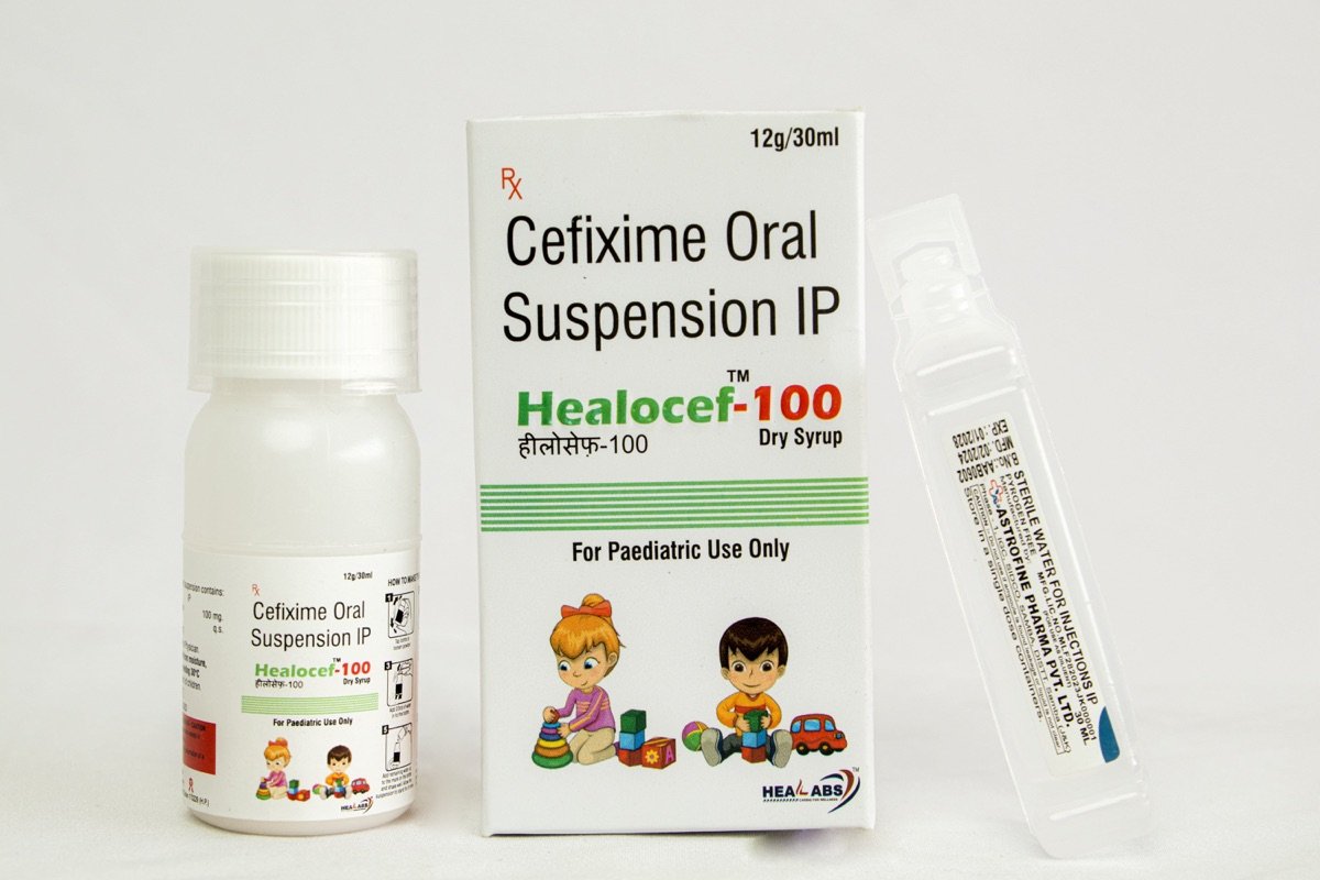 Healocef-100 Suspension — Suspension by Heal Labs