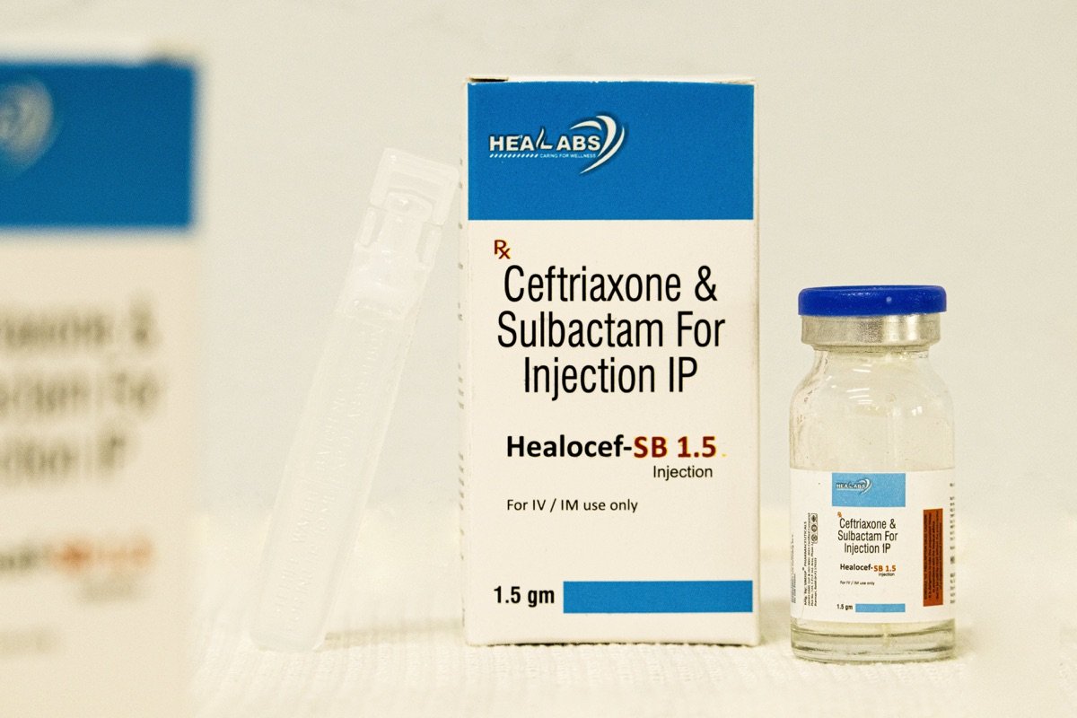 Healocef-SB 1.5 Injection — Injection by Heal Labs