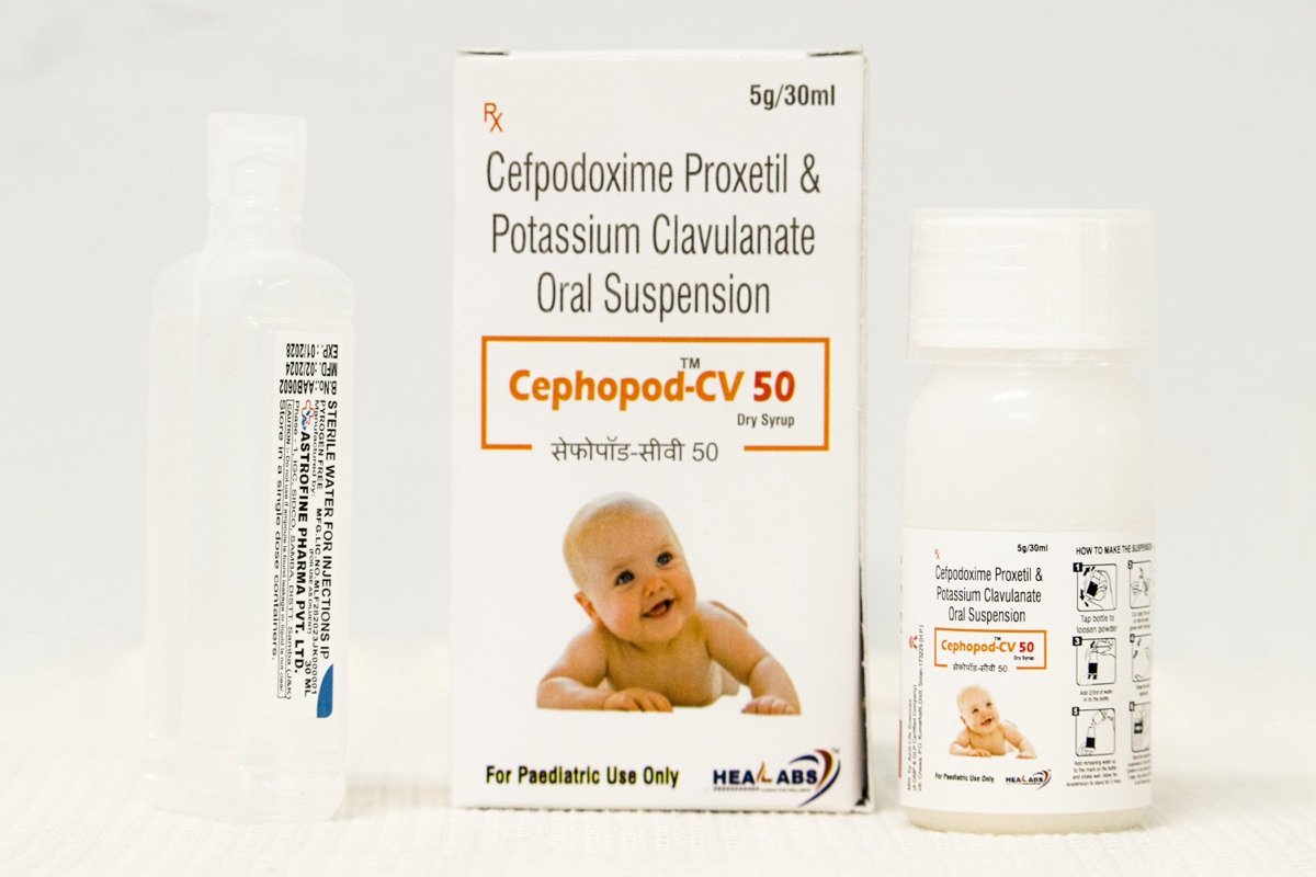 Cephopod-CV 50 Dry Syrup — Syrup by Heal Labs
