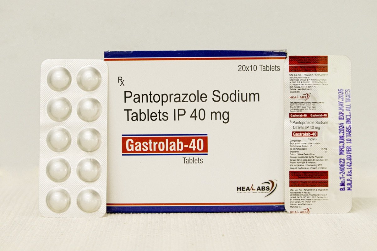Gastrolab-40 Tablets — Tablet by Heal Labs